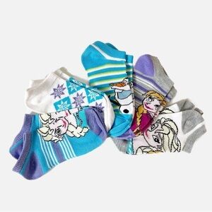 ✨NEW!✨ DISNEY Frozen No Show Girl’s 5 Pair Socks